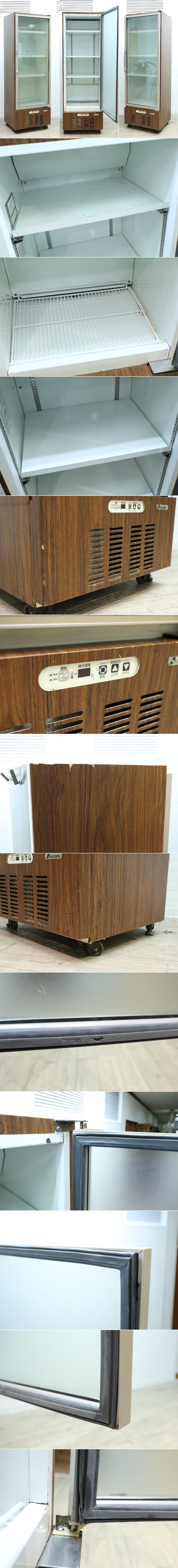 【H0164】★フクシマ★業務用★リーチンショーケース★冷蔵ショーケース★MMC-20GWSR-W★屋内用★キャスター付★